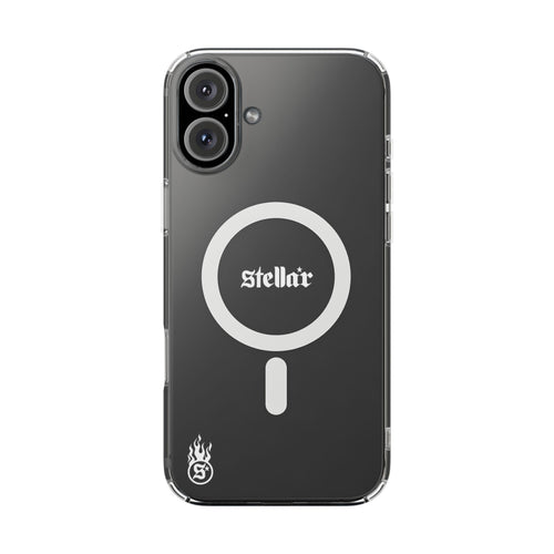 Stellar Logo Clear Magnetic Phone Case - Protective Cover