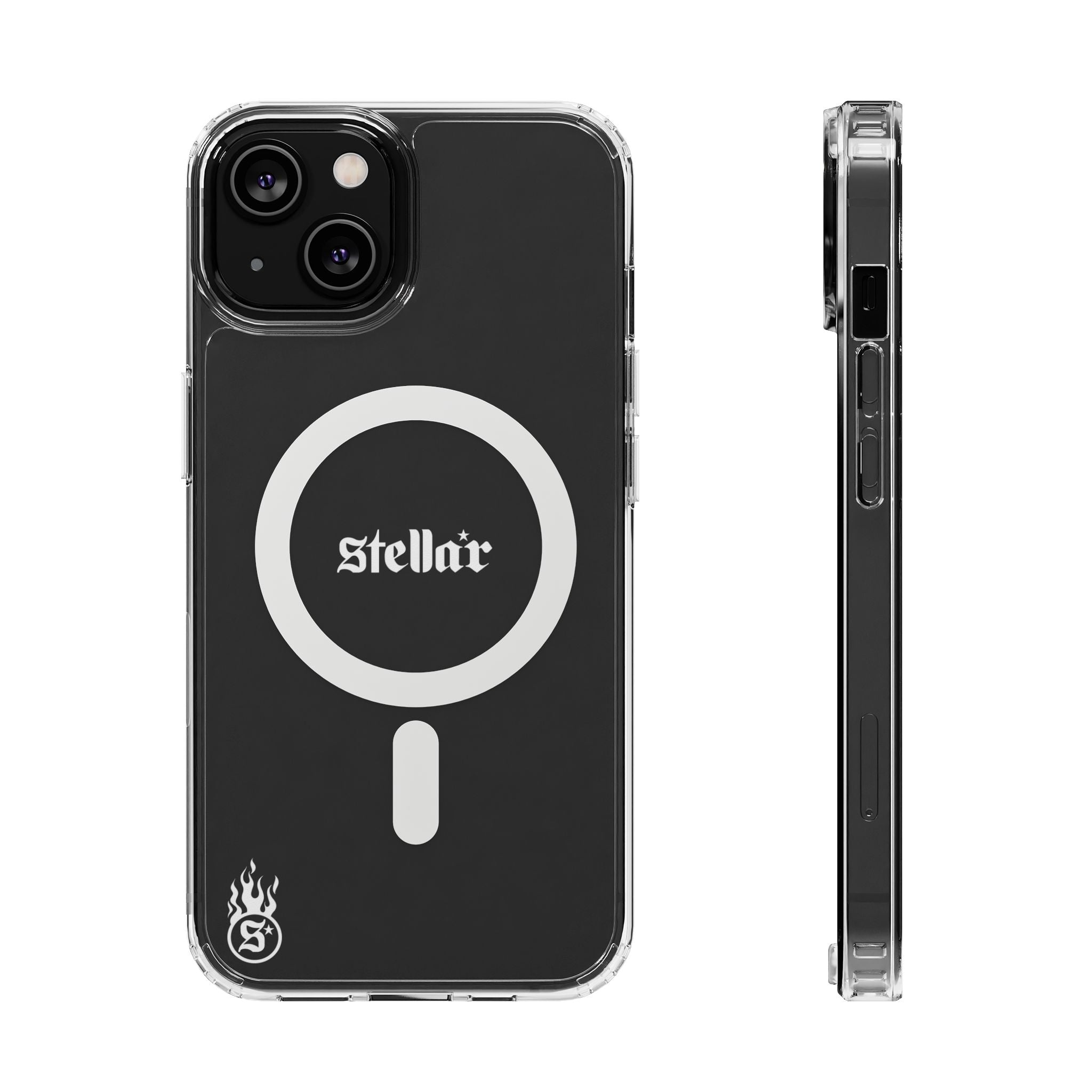 Stellar Logo Clear Magnetic Phone Case - Protective Cover