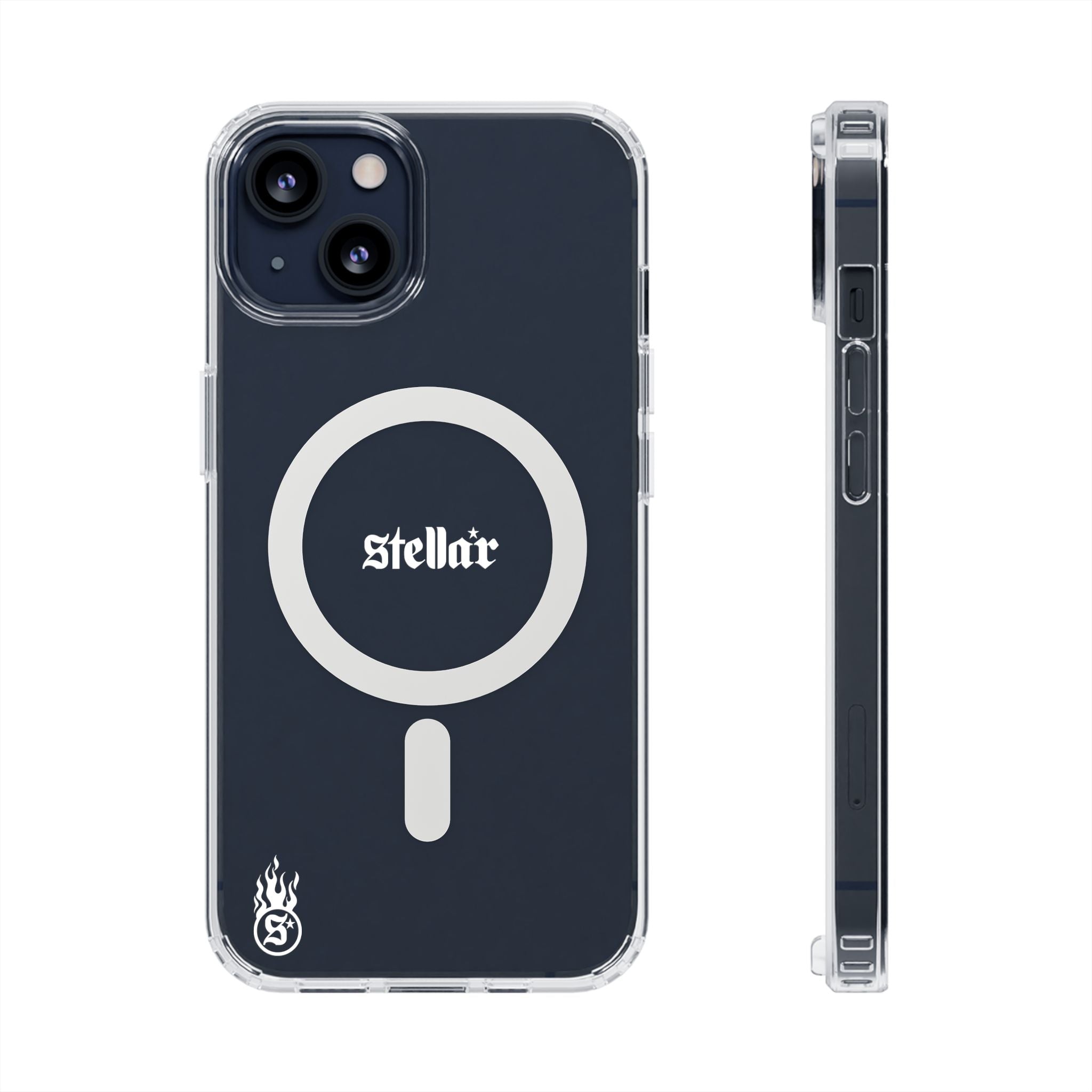 Stellar Logo Clear Magnetic Phone Case - Protective Cover