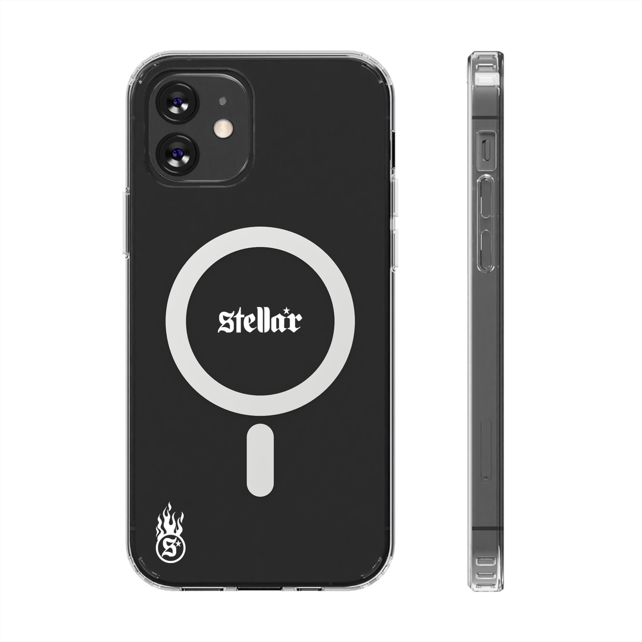 Stellar Logo Clear Magnetic Phone Case - Protective Cover