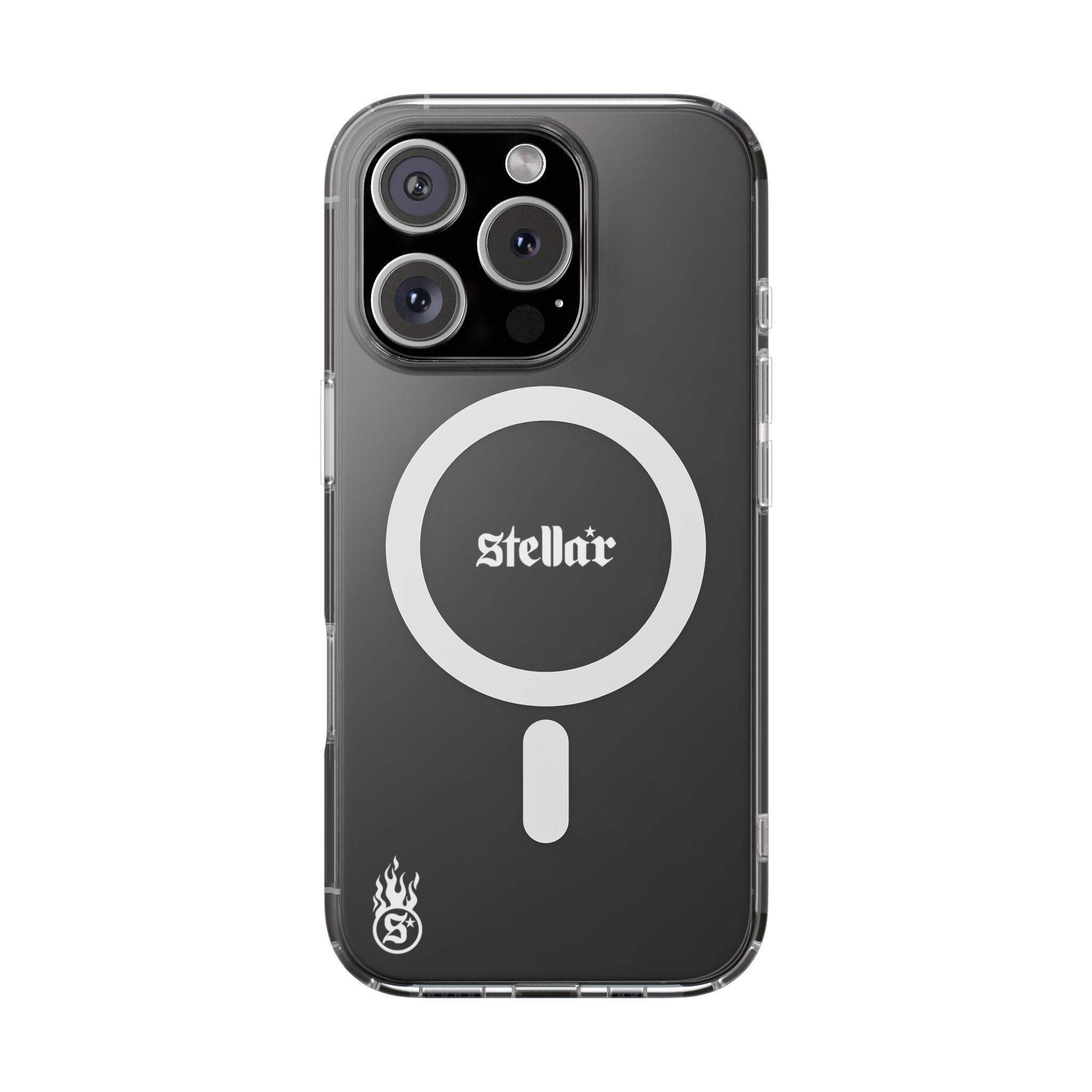 Stellar Logo Clear Magnetic Phone Case - Protective Cover