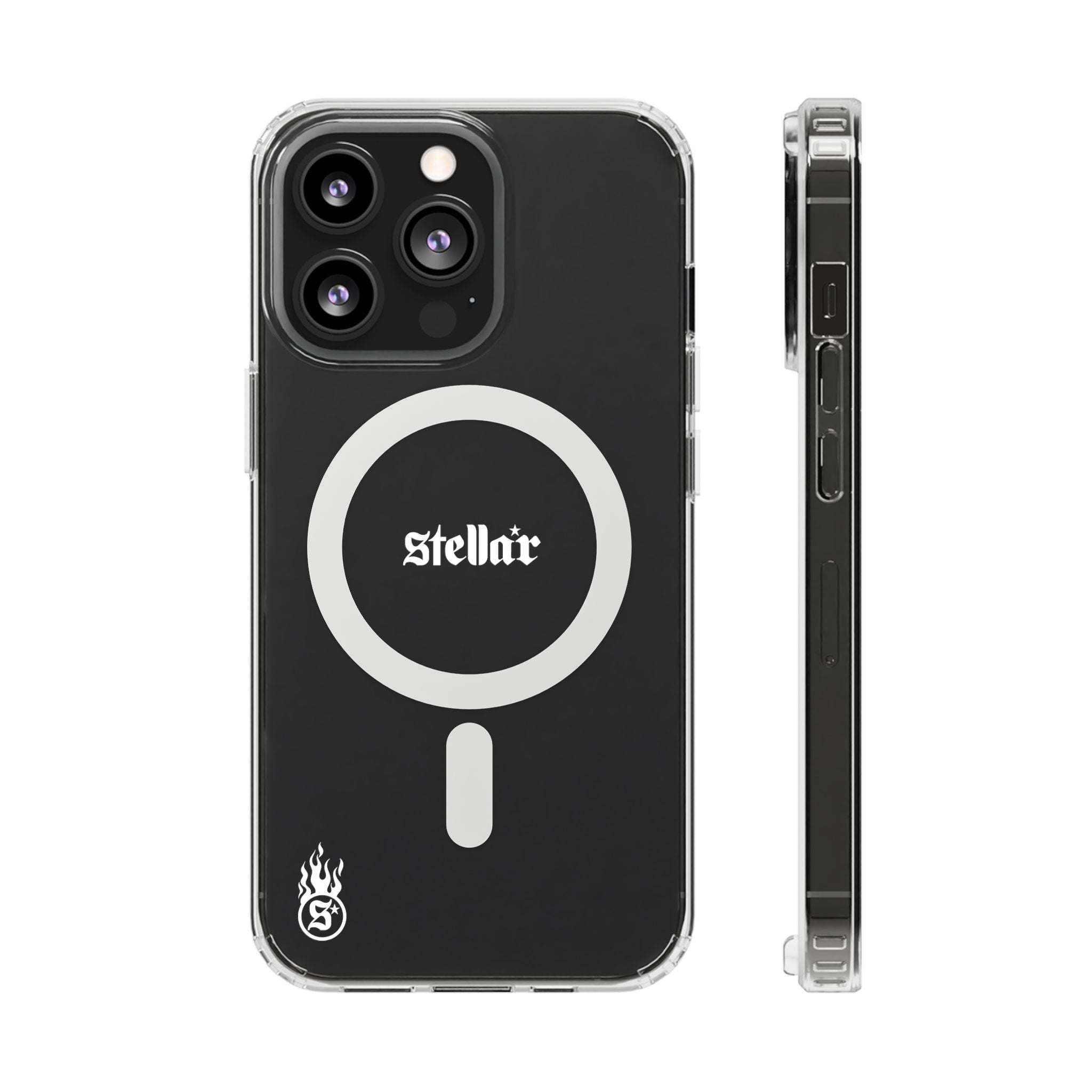 Stellar Logo Clear Magnetic Phone Case - Protective Cover