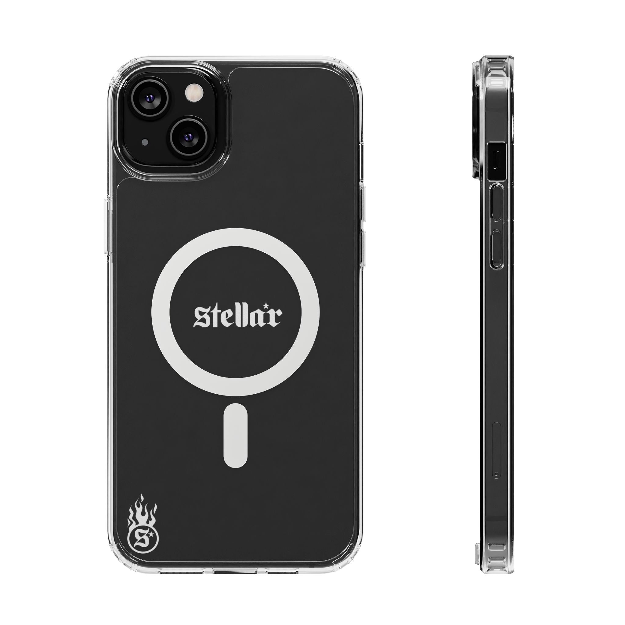 Stellar Logo Clear Magnetic Phone Case - Protective Cover