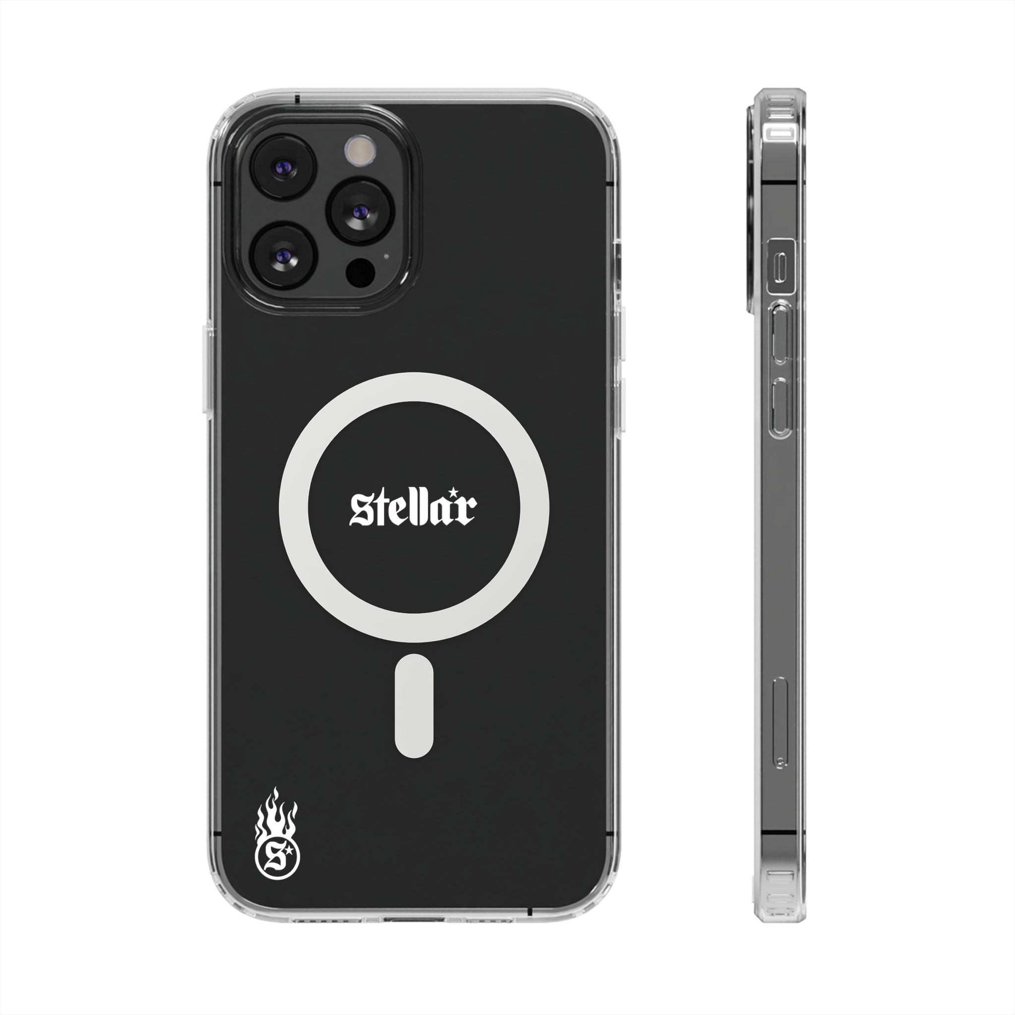 Stellar Logo Clear Magnetic Phone Case - Protective Cover