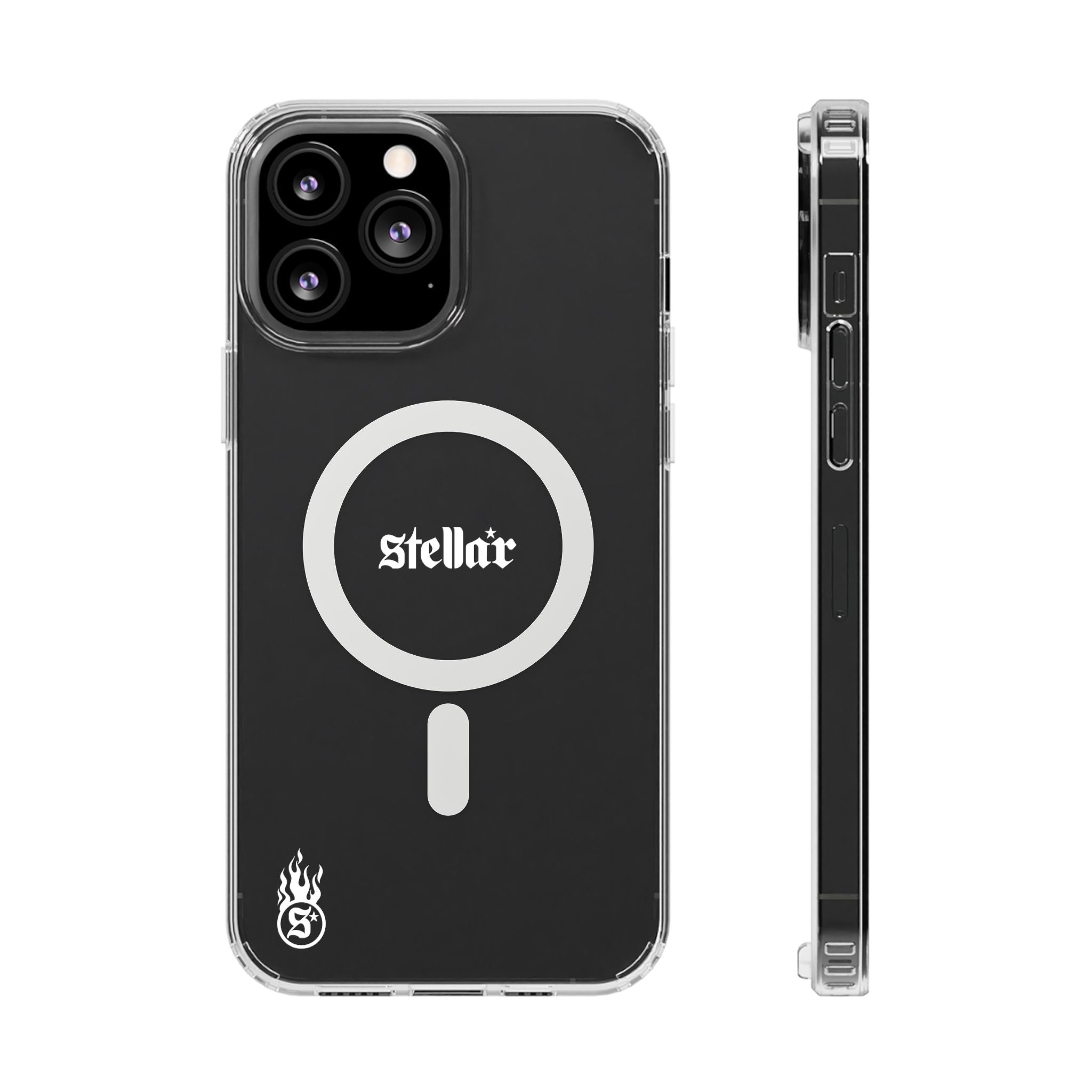 Stellar Logo Clear Magnetic Phone Case - Protective Cover