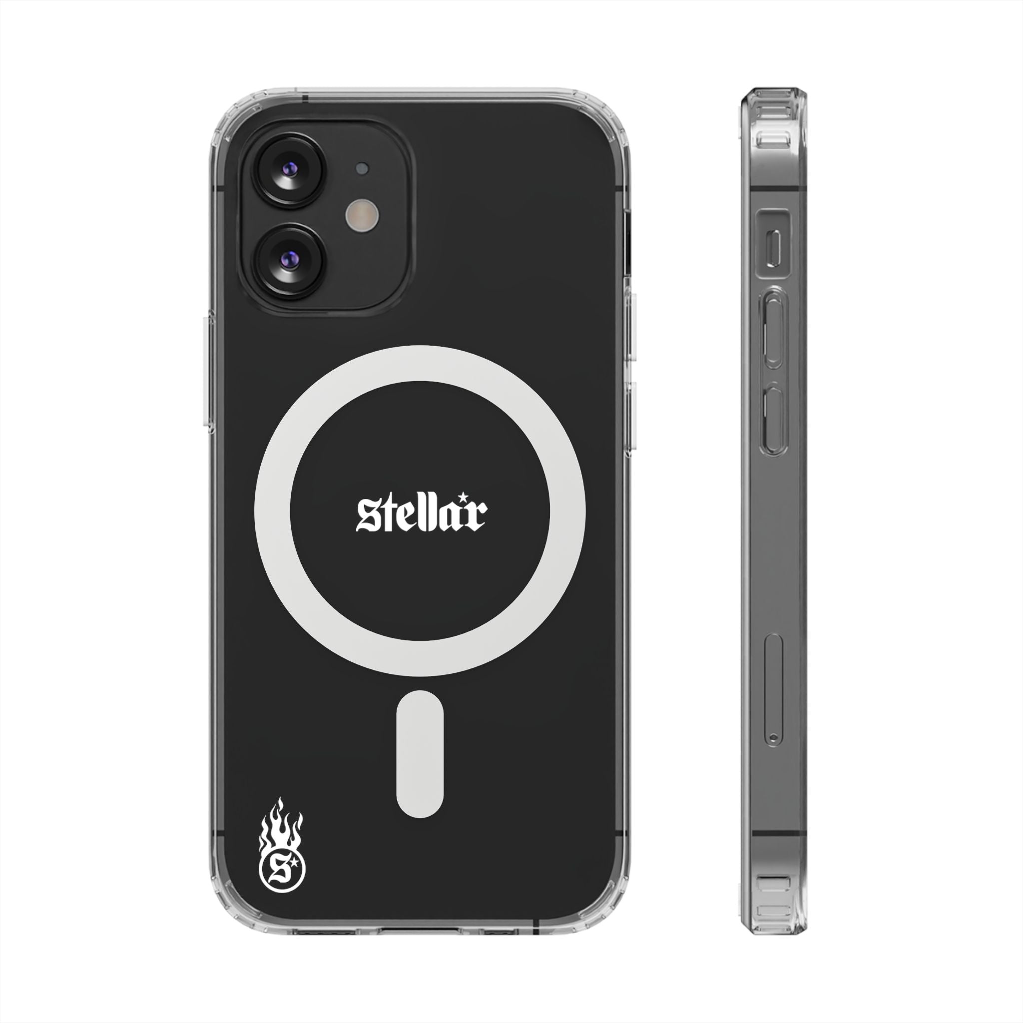 Stellar Logo Clear Magnetic Phone Case - Protective Cover