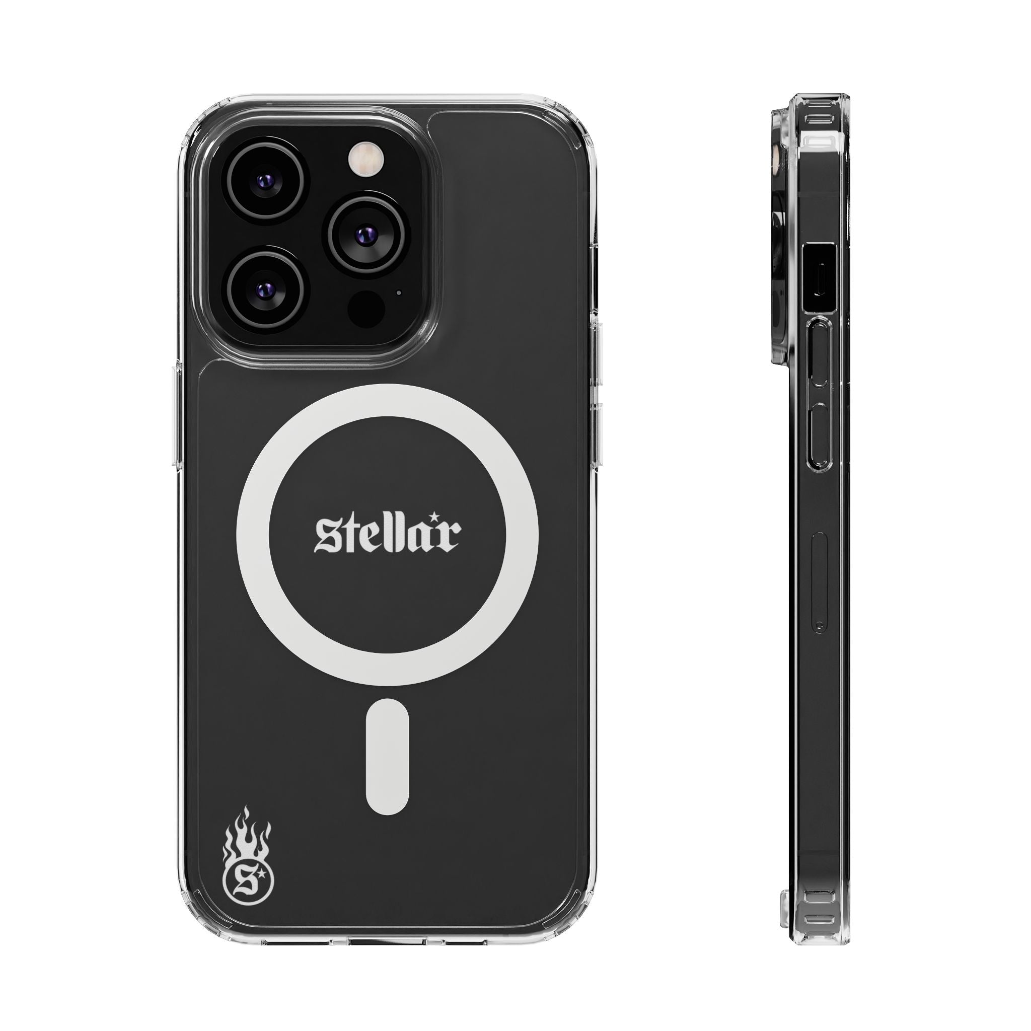 Stellar Logo Clear Magnetic Phone Case - Protective Cover
