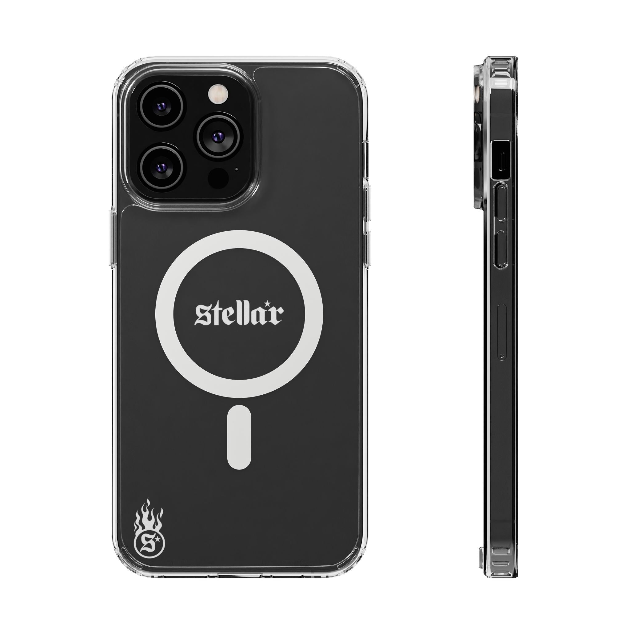 Stellar Logo Clear Magnetic Phone Case - Protective Cover