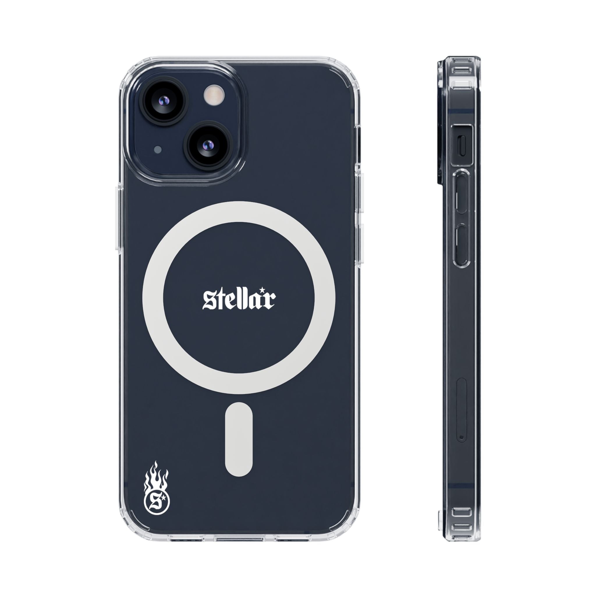 Stellar Logo Clear Magnetic Phone Case - Protective Cover