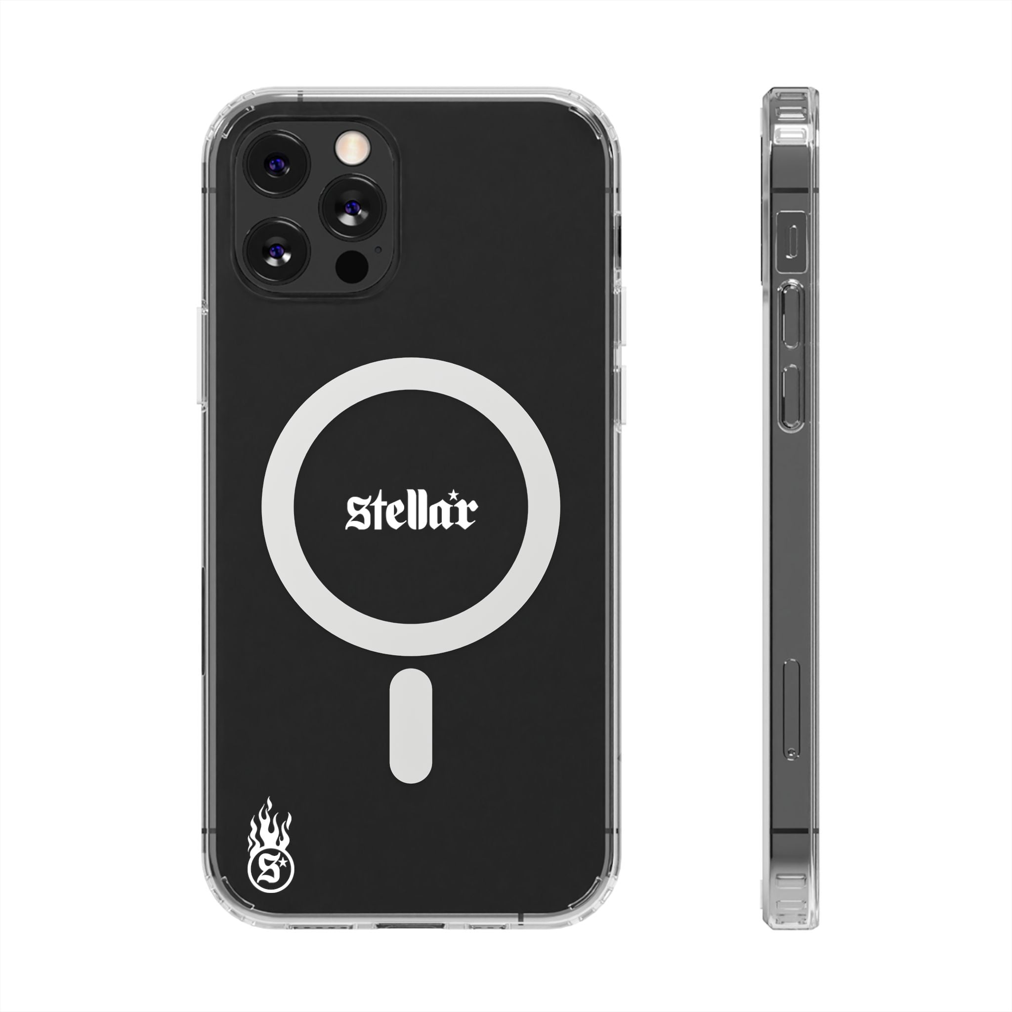 Stellar Logo Clear Magnetic Phone Case - Protective Cover