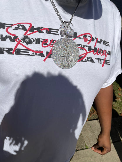 Fake Love Worse Than Real Hate Collab Tee