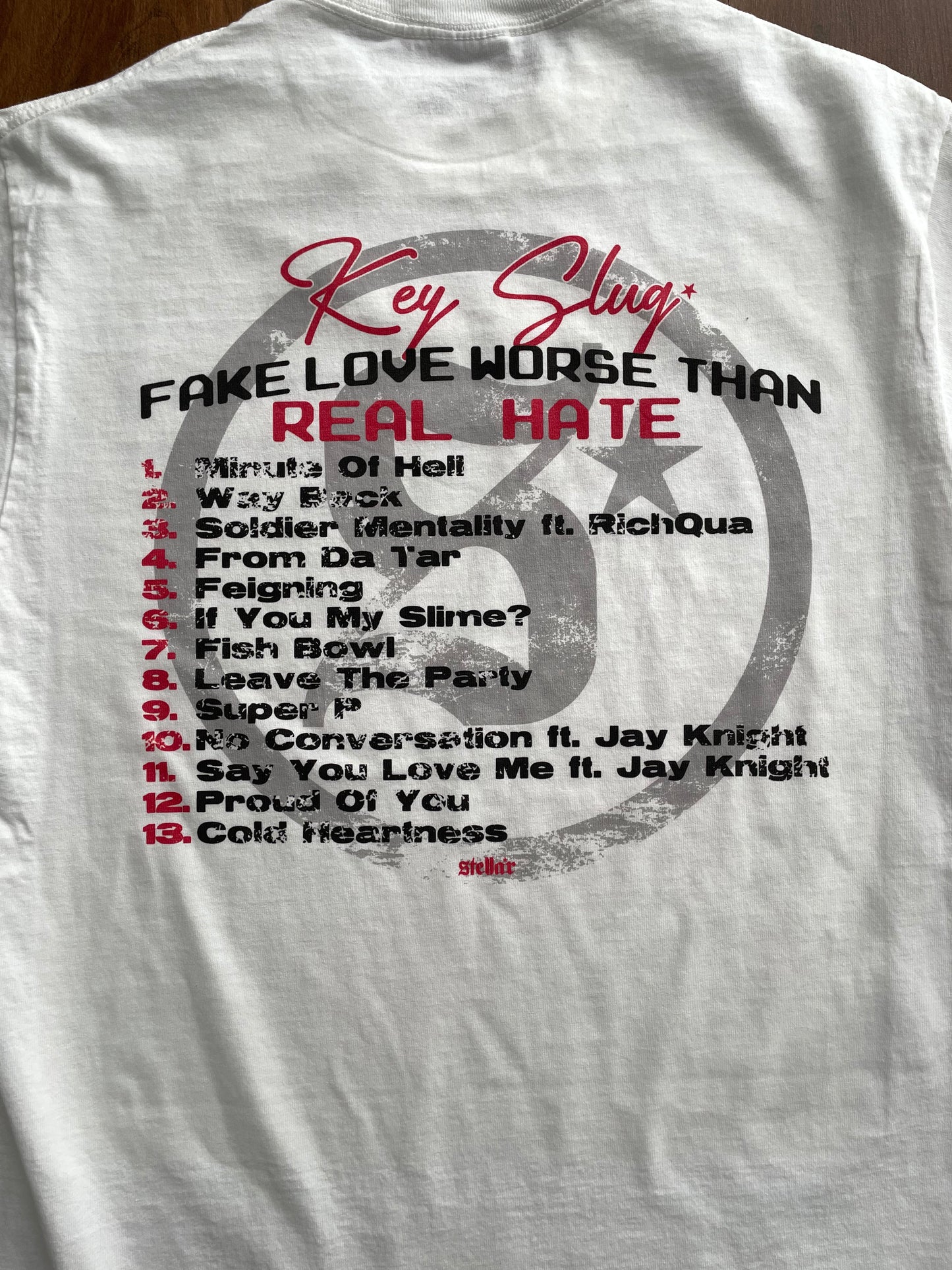 Fake Love Worse Than Real Hate Collab Tee