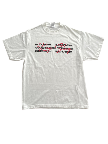 Fake Love Worse Than Real Hate Collab Tee