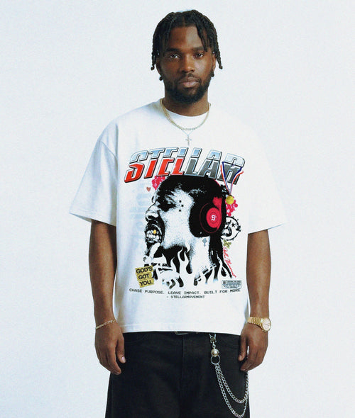 SM Purpose Graphic Tee - White