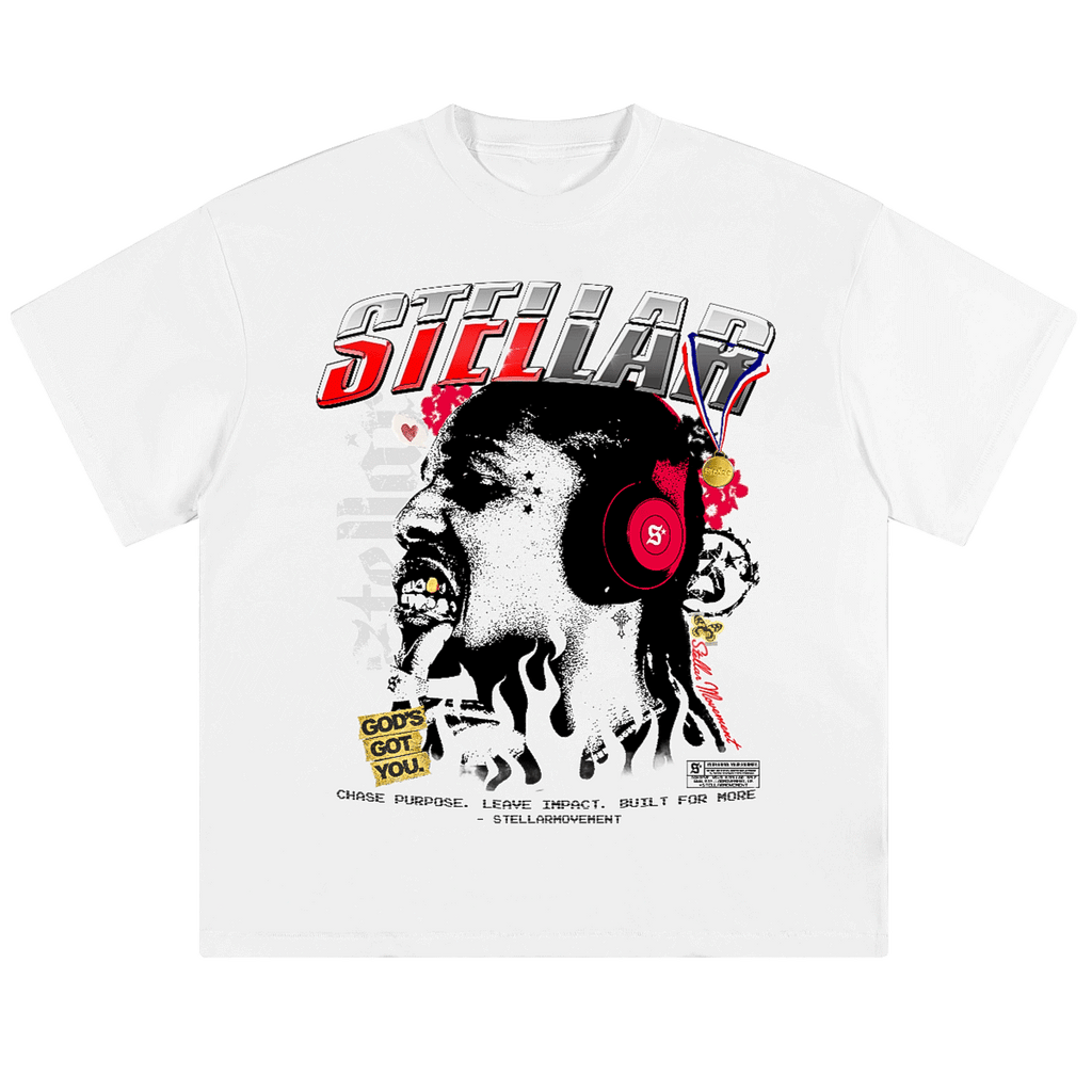 SM Purpose Graphic Tee - White